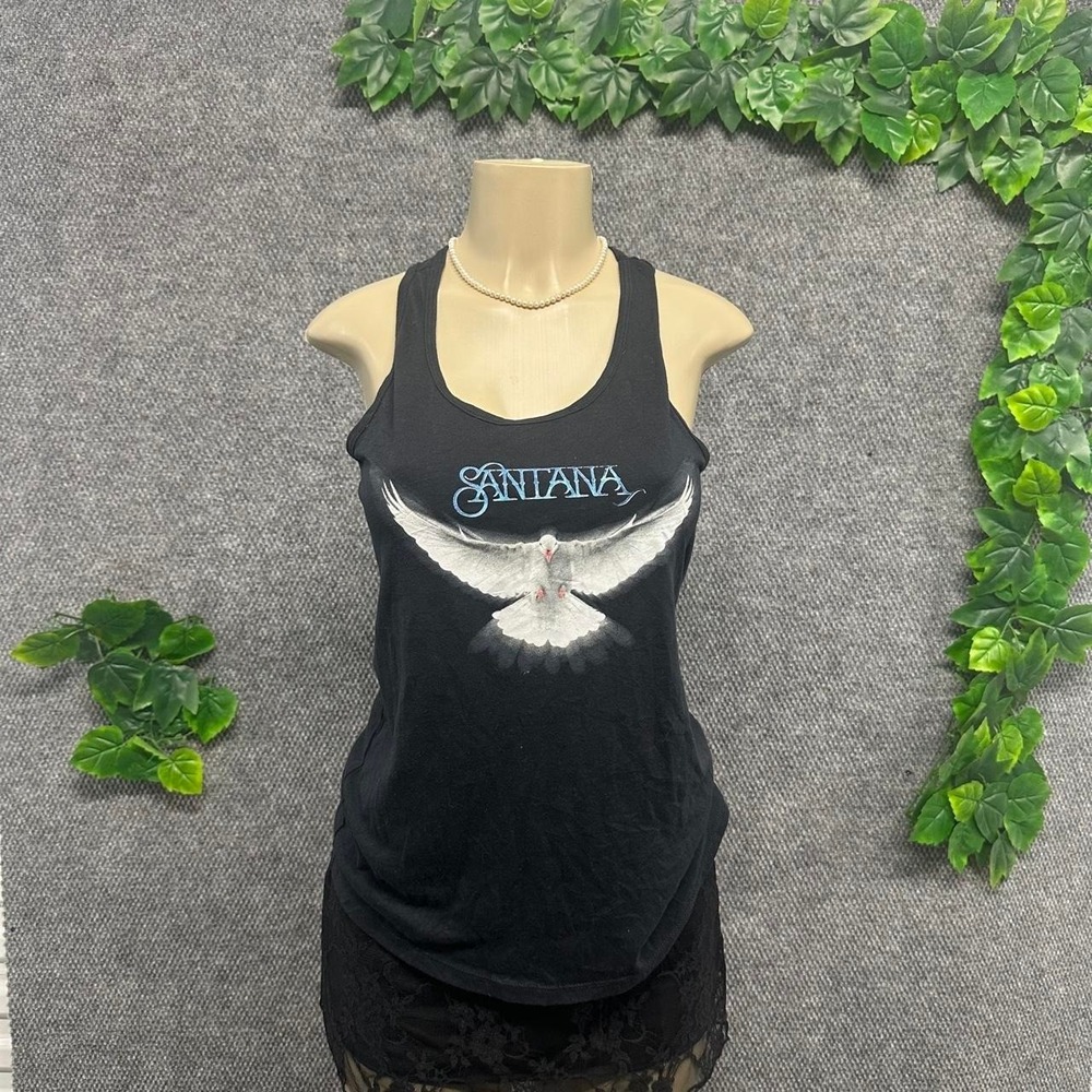 Santana Logo Dove Racerback Tank Top